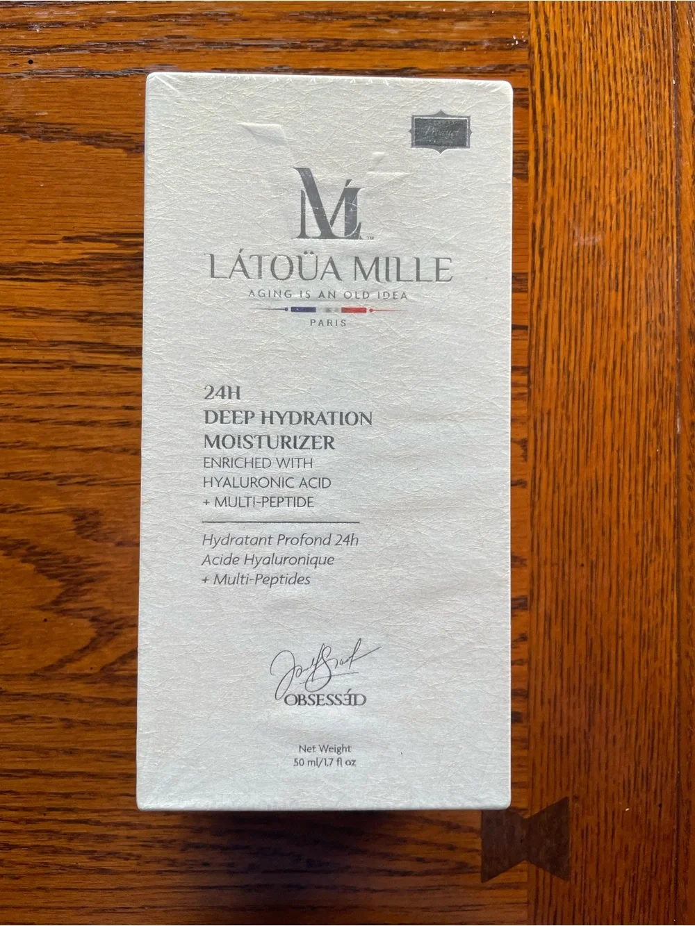 Latoua Mille 24H Deep Hydration Moisturizer Obsessed New Sealed 50 ml 1.7 fl oz